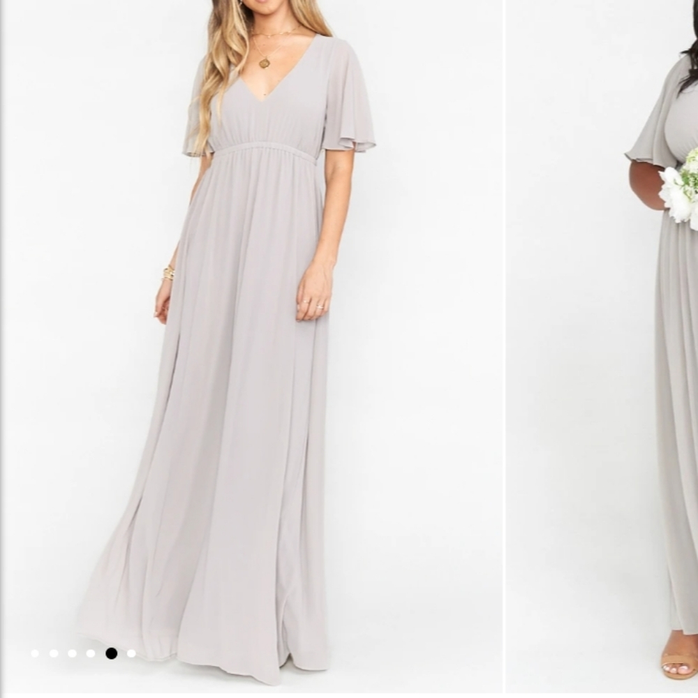 Show me your MuMu Emily empire waist maxi dress